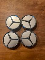 Nieuwe 75mm Naafdoppen Mercedes Zilver/Grijs, Auto diversen, Wieldoppen, Ophalen of Verzenden, Nieuw
