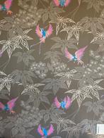 Osborne & Little Green Wall behang: taupe met vogels, Ophalen of Verzenden, 10 tot 25 m², Bruin