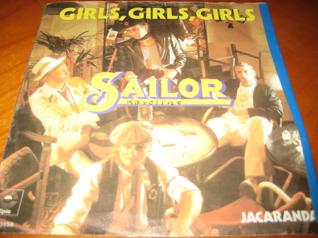 Sailor: Girls Girls Girls, Ophalen of Verzenden, Zo goed als nieuw, Pop, Single