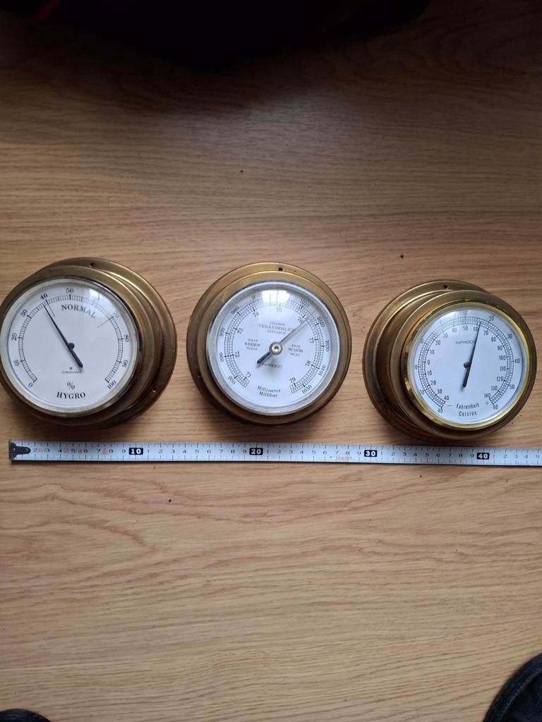 Weerstation set van 3, Audio, Tv en Foto, Weerstations en Barometers, Ophalen of Verzenden