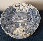 5 engelse Crown Ducal bridge scènes borden blauw wit, Ophalen, Overige materialen, Overige stijlen, Bord(en)