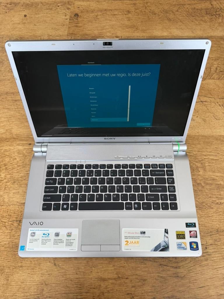 Sony VAIO (laptop +ssd +8gb, Computers en Software, Windows Laptops, Ophalen, 15 inch, 2 tot 3 Ghz