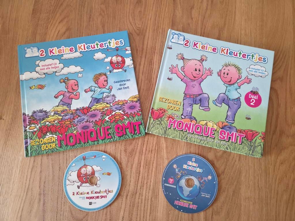 2 Kleine Kleutertjes boeken met CD's - Monique Smit, Boeken, Ophalen of Verzenden