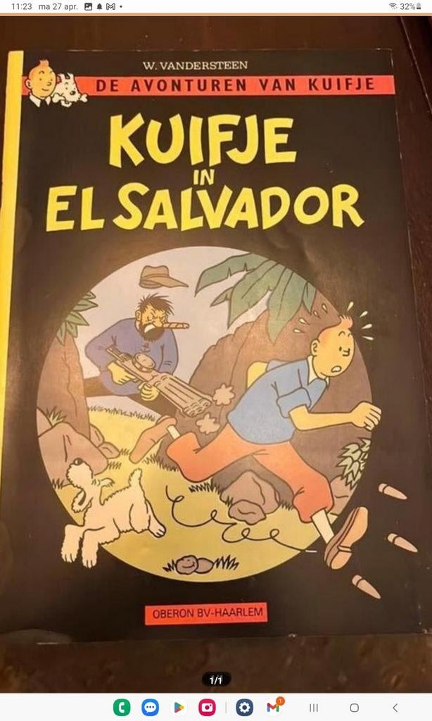 Kuifje in el Salvator, Eén stripboek, Ophalen of Verzenden, Zo goed als nieuw