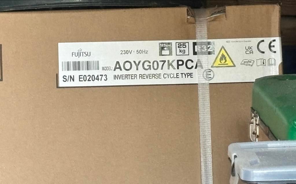 Fujitsu Airconditioning Set - Koelen & Verwarmen, Witgoed en Apparatuur, Airco's, Ophalen, Minder dan 60 m³, Nieuw, 3 snelheden of meer