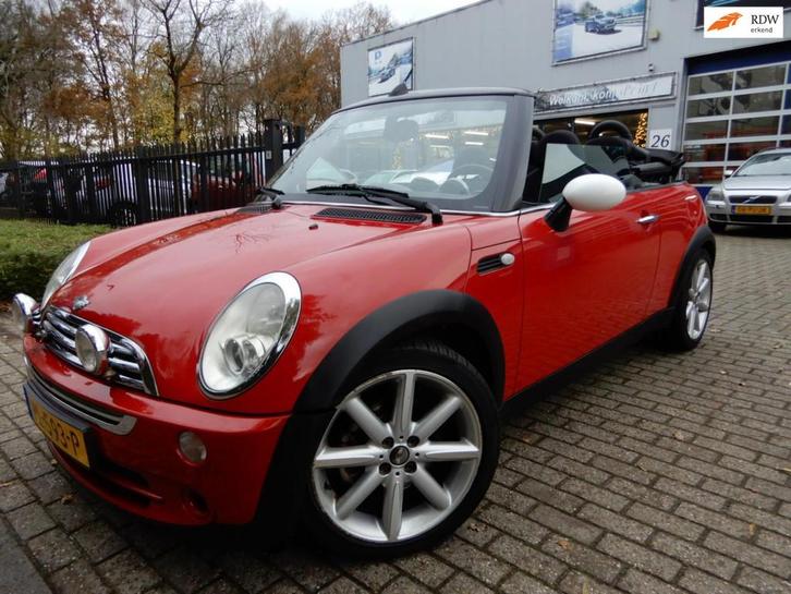 Mini Mini Cabrio 1.6 Cooper, Auto's, Mini, Bedrijf, Te koop, Cabrio, ABS, Airbags, Boordcomputer, Centrale vergrendeling, Elektrische buitenspiegels
