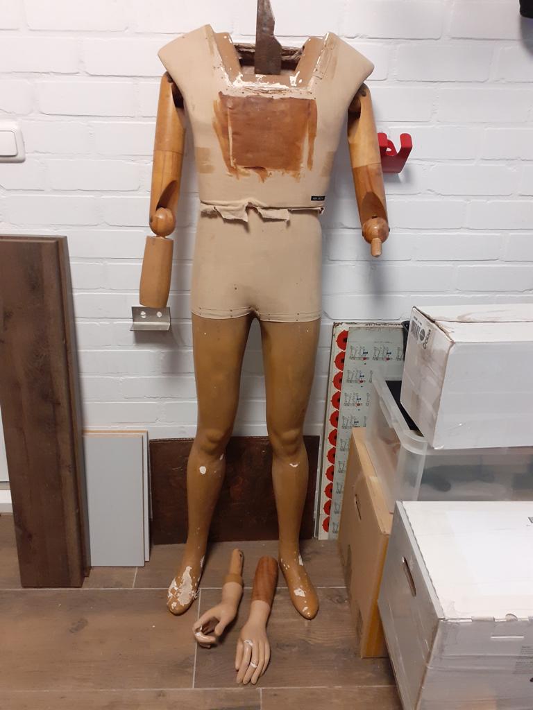 oude paspop [ zoals op de foto koop je, Ophalen