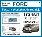 Ford Transit Custom L310 Manual Ford ETIS 2022 op USB Stick, Verzenden