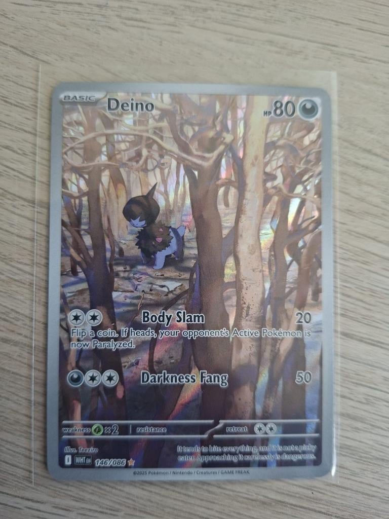 Deino 146/086, Ophalen of Verzenden, Zo goed als nieuw, Losse kaart, Foil