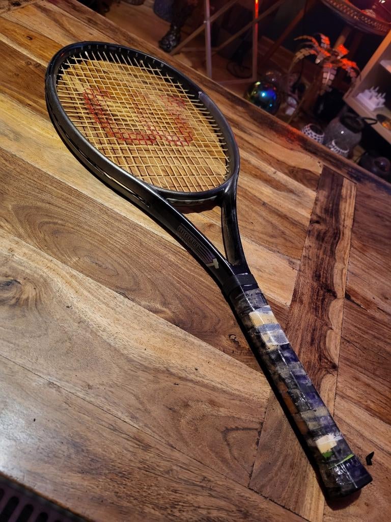 Wilson Profile Hammer System Tennisracket Dual Taper Beam, Sport en Fitness, Tennis, Gebruikt, L1, Ophalen of Verzenden, Wilson