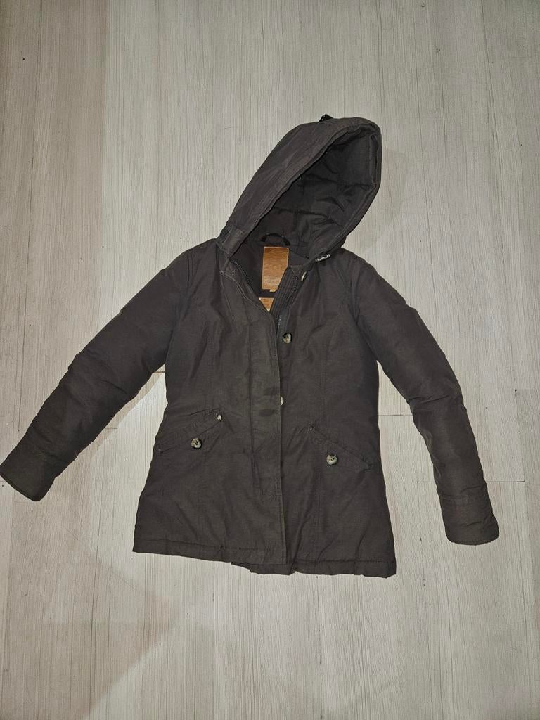 Air force Warme winterjas met capuchon, maat 12, Ophalen of Verzenden, Gebruikt, Airforce