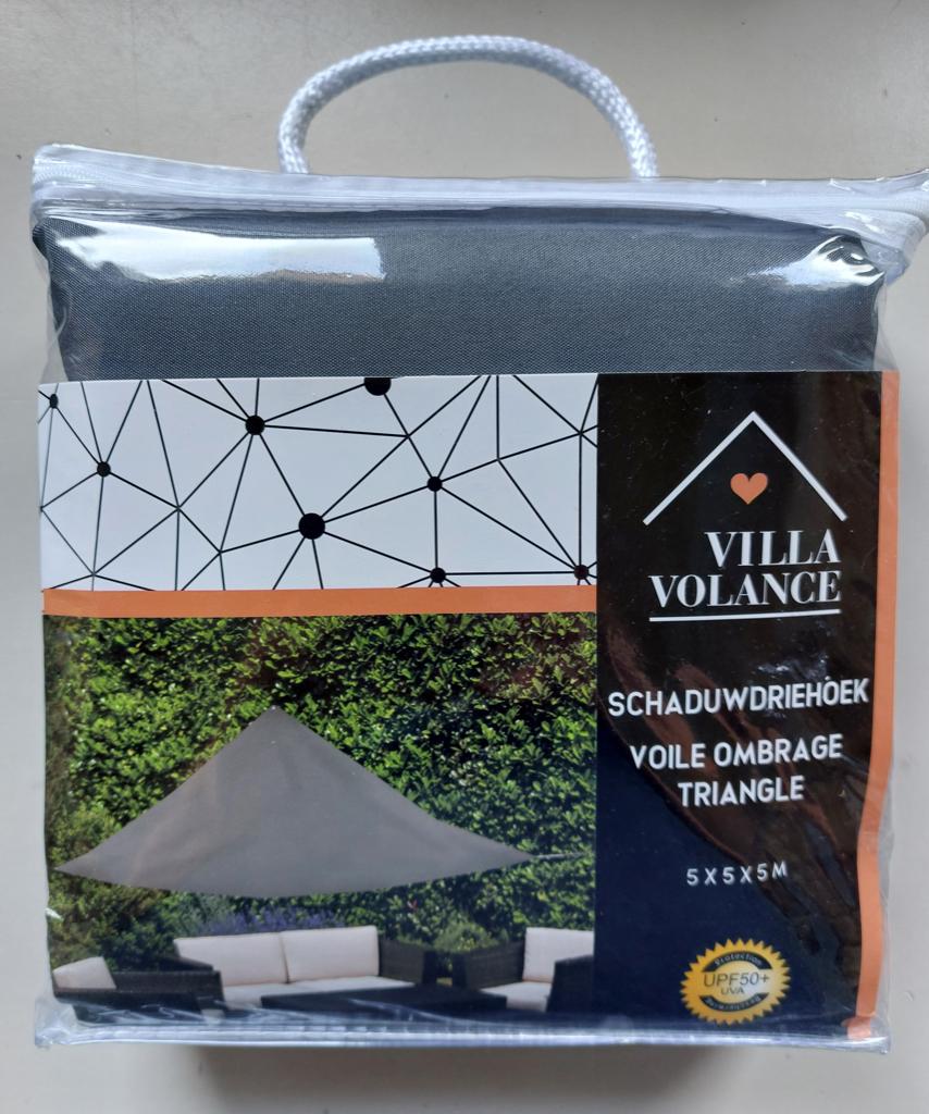 NIEUW: 2 stuks schaduwdoek 5x5x5 meter., Ophalen of Verzenden, Nieuw