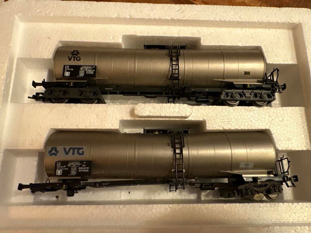 Märklin H0 Kesselwagen-Set VTG 47523, Hobby en Vrije tijd, Modeltreinen | H0, Wisselstroom, Wagon, Ophalen of Verzenden, Zo goed als nieuw