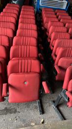 Bioscoopstoelen rood, meerdere sets (2-zits), Ophalen, Gebruikt, Stof, Vijf, Zes of meer stoelen