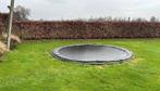 Trampoline 4,20 doorsnede met rand zwart ophalen in Nuland, Ophalen, Zo goed als nieuw