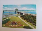 Nijmegen, Waalbrug met wapens., Ophalen of Verzenden, 1960 tot 1980, Ongelopen, Gelderland