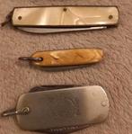 Vintage parelmoer zakmes Solingen Elosi, Mulex, Sheffield va, Ophalen of Verzenden, Gebruikt