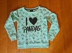 panda trui 'I Love Pandas', maat 158-164, Kinderen en Baby's, Kinderkleding | Maat 158, Gebruikt, Meisje, Trui of Vest, Ophalen of Verzenden