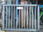 Hekwerk, 2 poorten met staanders, Ophalen, Met poort, Gebruikt, Dubbelstaafmat hekwerk