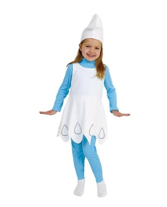 Zeer Compleet Smurfin outfit mt 92 / 98, Ophalen of Verzenden, Nieuw, 104 of kleiner, Meisje