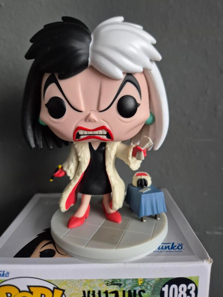 Funko pop Cruella de Vil, Ophalen of Verzenden, Overige figuren, Beeldje of Figuurtje