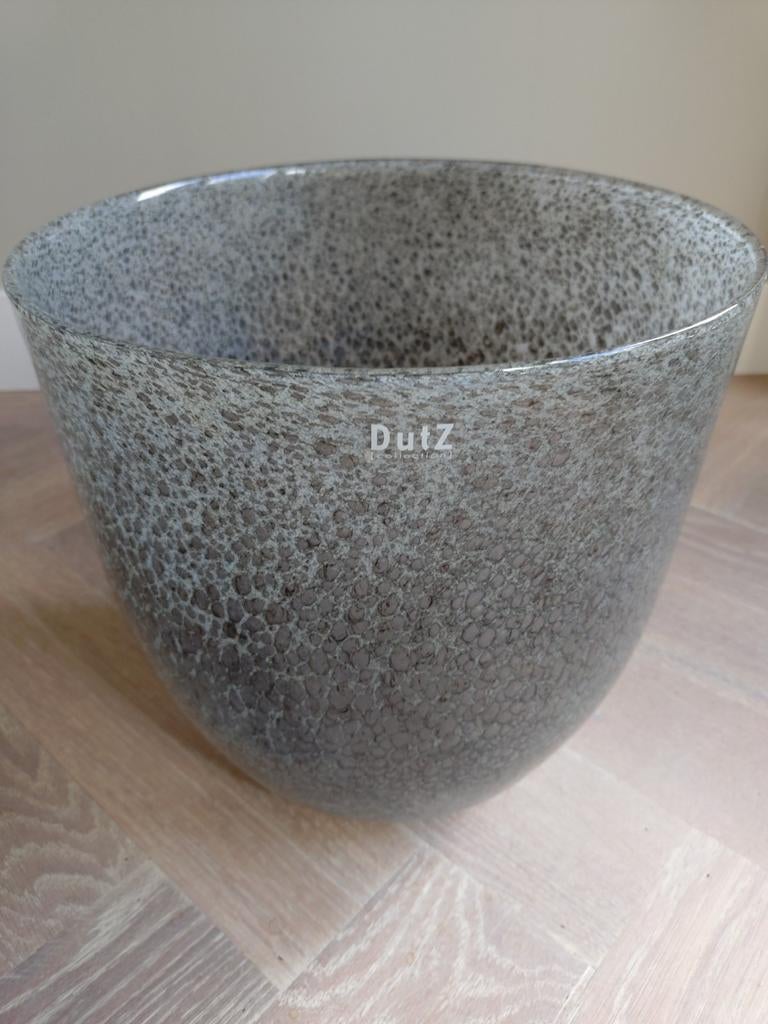 Gespikkelde GROTE design vaas Dutz Collection ZGAN, Huis en Inrichting, Ophalen, Overige kleuren, Minder dan 50 cm, Glas