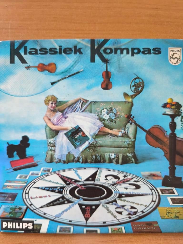 Klassiek Kompas Philips LP - Vintage Klassieke Muziek, Gebruikt, Modernisme tot heden, Ophalen of Verzenden, 12 inch