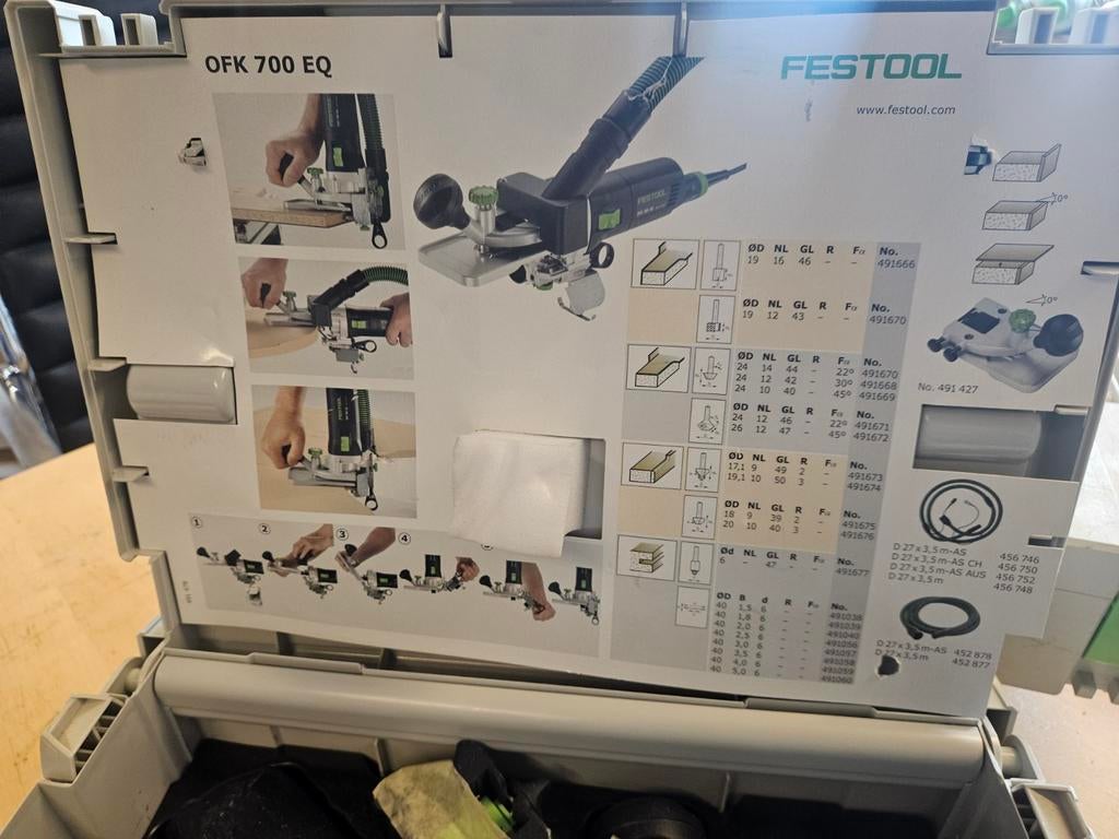 Festool OFK 700 EQ kantenfrees, Ophalen of Verzenden, Elektrisch