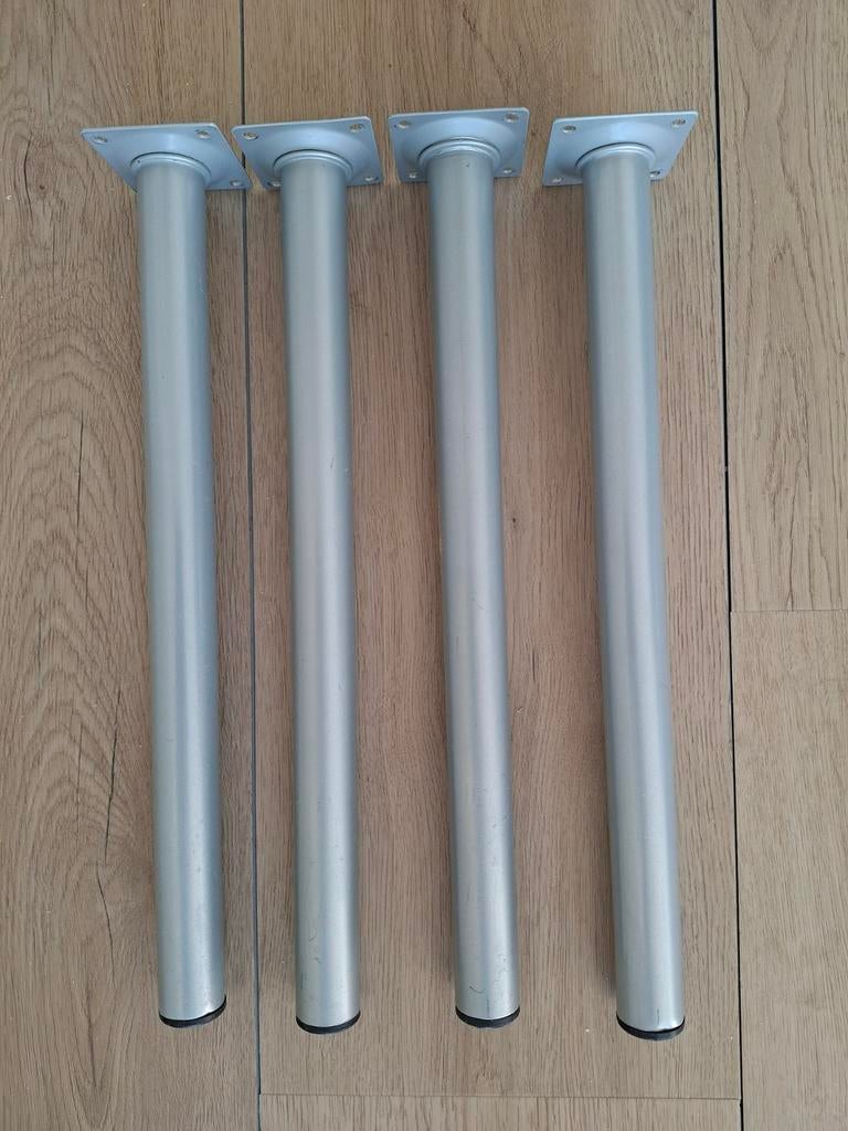 Duraline meubelpoten grijs 3 x 40 cm, Ophalen, Tafelpoot, Minder dan 50 cm, Gebruikt