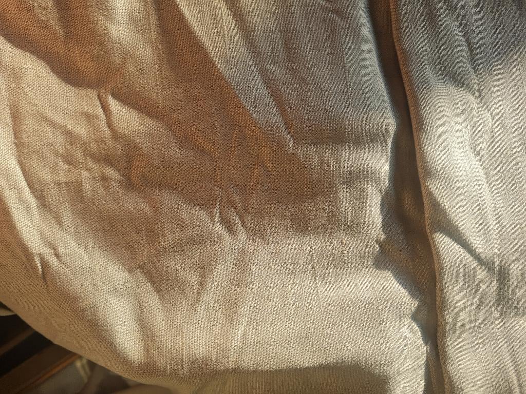 Zeer oude lap linnen in nieuwstaat, Hobby en Vrije tijd, Stoffen en Lappen, Overige kleuren, 120 cm of meer, Ophalen of Verzenden