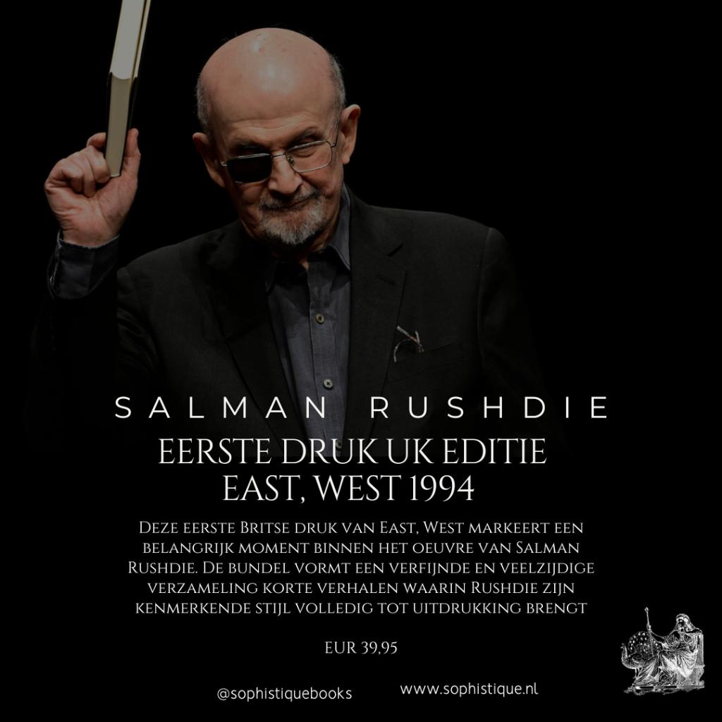 Eerste druk UK Editie East, West Salman Rushdie 1994, Ophalen of Verzenden, Zo goed als nieuw