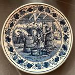 Royal Goedewaagen blauw Delfts wandbord handgeschilderd, Ophalen