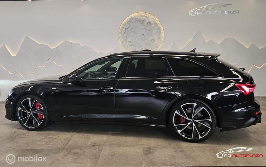 Audi A6 Avant 55 TFSI e quattro 3x S-line Competition Panora, Auto's, Audi, Automaat, Zwart, 4 cilinders, Zwart