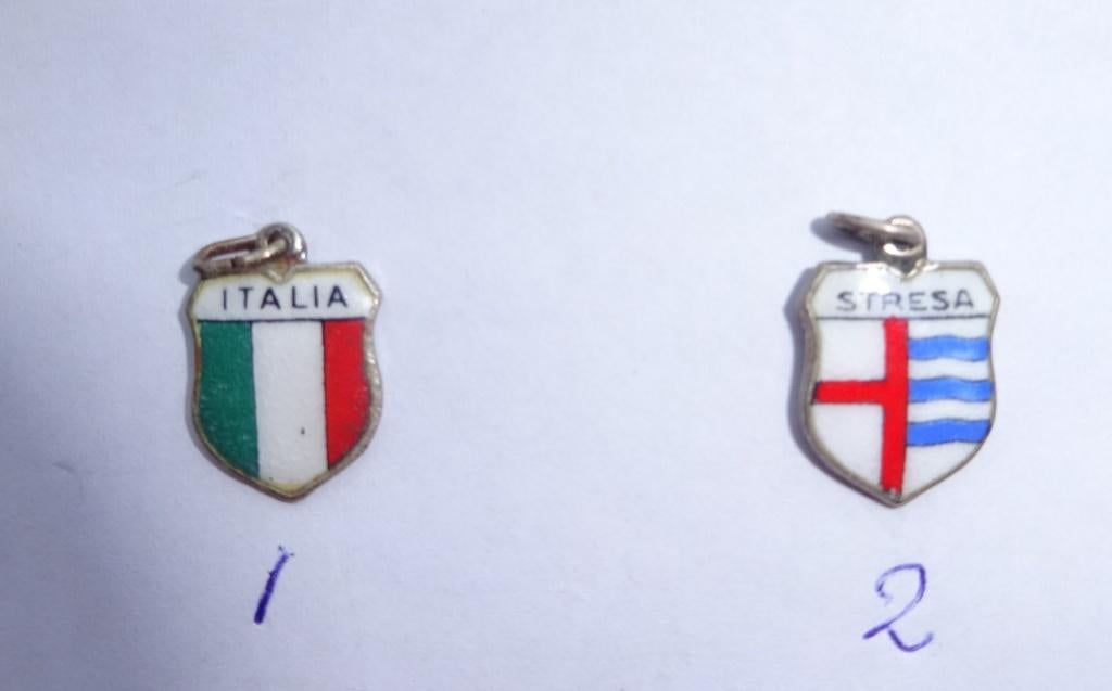 Bedel zilver met emaille (Nieuw)"", Overige merken, Nieuw, Ophalen of Verzenden, 1 bedel