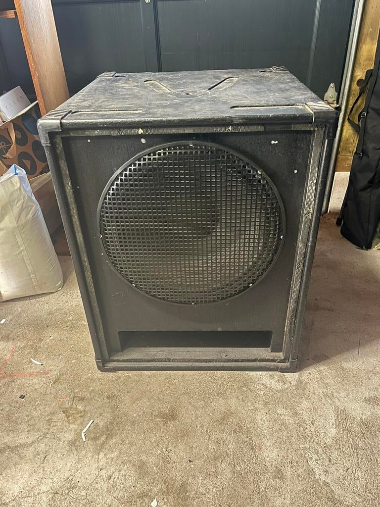 Dap Audio RX-18B Subwoofer in zelfbouw kast, Ophalen, Gebruikt, Minder dan 500 watt