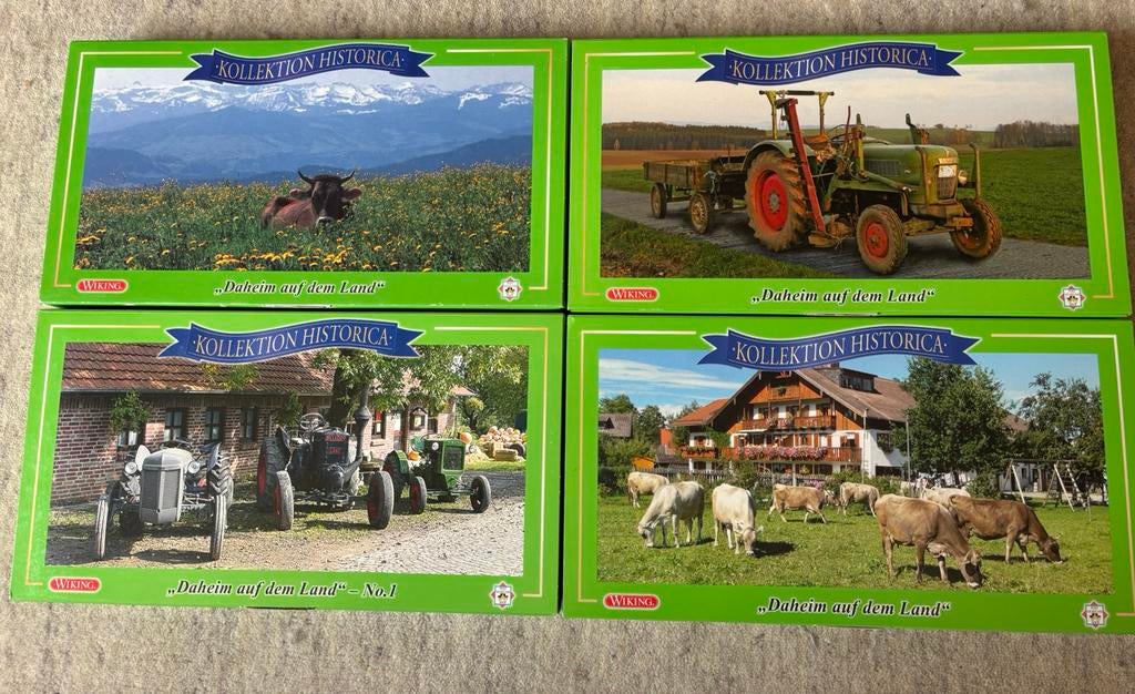 Partij Wiking PMS Daheim auf dem Land tractoren historisch, Hobby en Vrije tijd, Modelauto's | 1:87, Ophalen of Verzenden, Zo goed als nieuw
