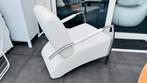 Mooie leren design fauteuil, Huis en Inrichting, Fauteuils, Ophalen, Gebruikt, 75 tot 100 cm, Leer