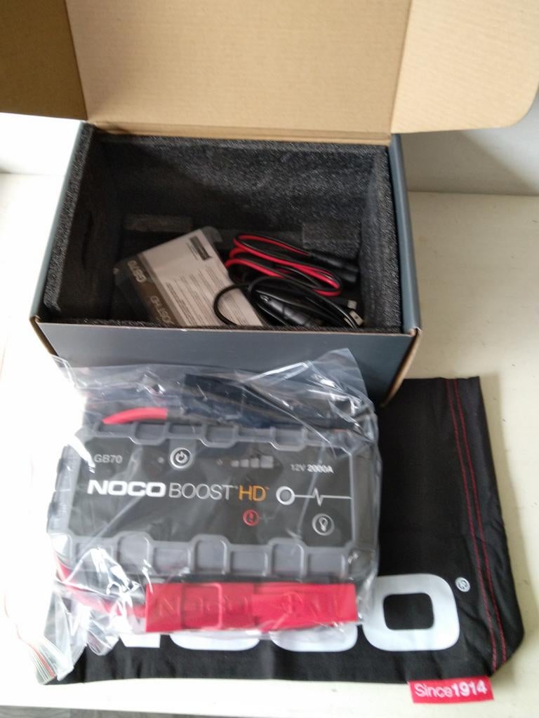 Noco Boost GB70 jump Starter 12V 2000A 56Wh, Ophalen of Verzenden, Nieuw