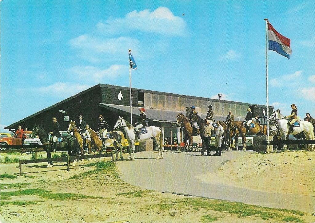 AK Noordwijk aan Zee - Manege Meeuwenoord, Verzenden, 1960 tot 1980, Ongelopen, Zuid-Holland