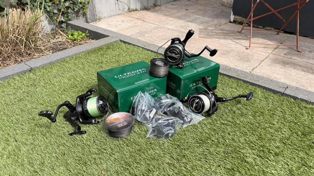 Drie Shimano Ultegra 14000XTD, Ophalen of Verzenden, Zo goed als nieuw, Molen