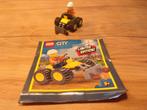 Lego Town  952003-1 Construction Worker with Bulldozer, Lego, Ophalen of Verzenden, Compleet, Complete set