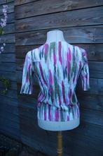 Vest wit/ kaki/ fuschia Witteveen mt S Vaste prijs, Wit, Ophalen of Verzenden, Zo goed als nieuw, Witteveen