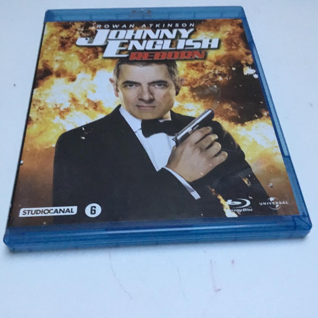 Johnny English Reborn Blu-ray - Rowan Atkinson, Cd's en Dvd's, Blu-ray, Ophalen of Verzenden, Zo goed als nieuw, Humor en Cabaret