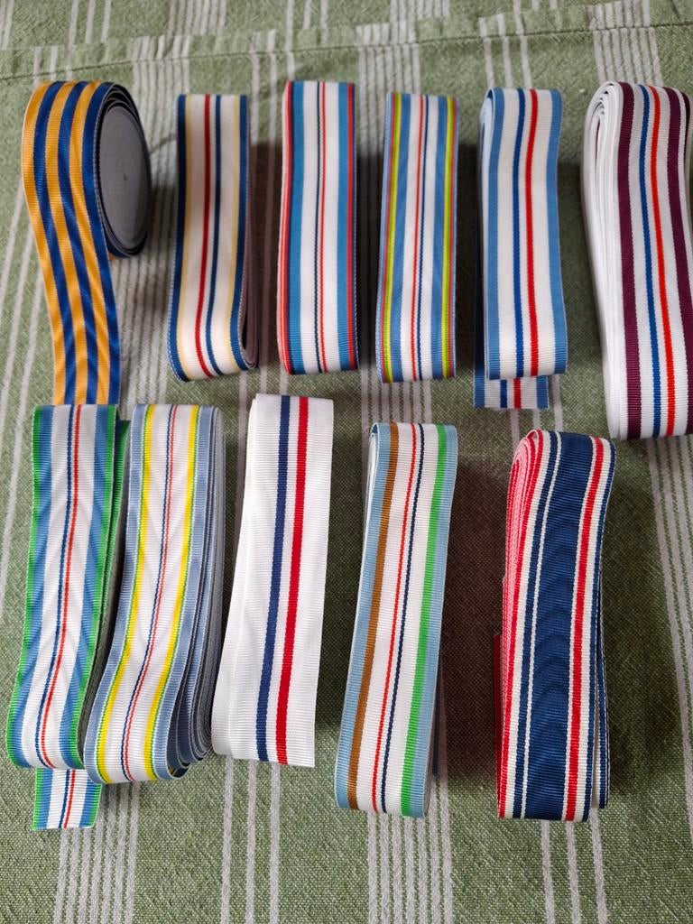 Diversen medaille lint, Ophalen of Verzenden, Landmacht, Nederland, Lintje, Medaille of Wings