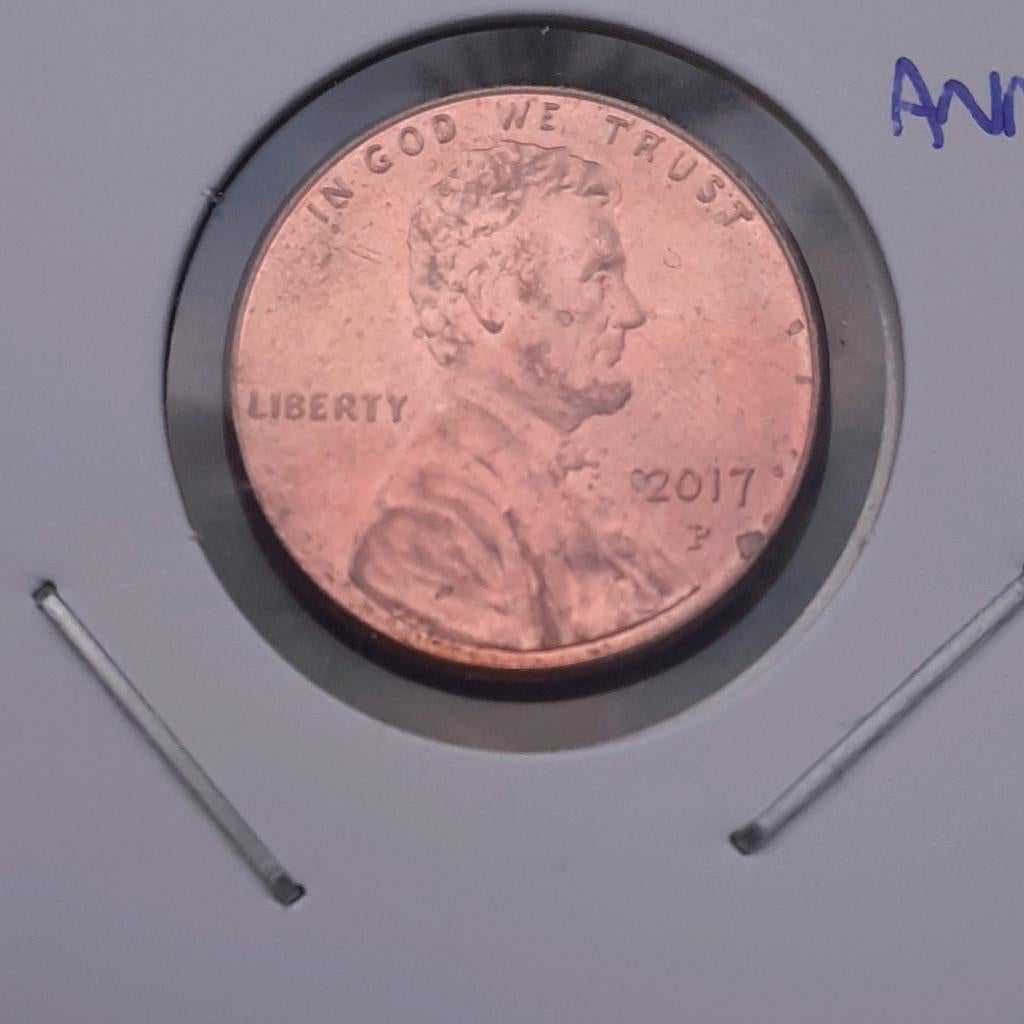 Amerikaanse munt 2017-P Lincoln cent, Ophalen of Verzenden, Losse munt