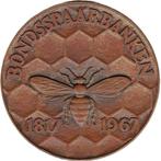 BONDSSPAARBANKEN 1817 - 1967 KONING WILLEM I SPAARZAAMHEID, Postzegels en Munten, Penningen en Medailles, Ophalen of Verzenden