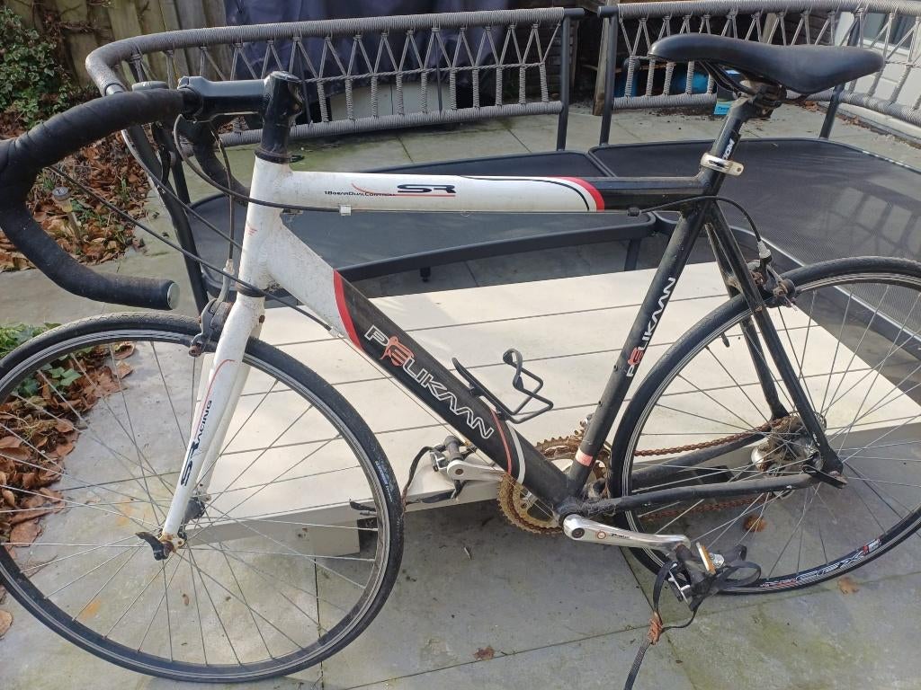 Racefiets merk Pelikan, Fietsen en Brommers, 28 inch, Gebruikt, Aluminium, 57 tot 61 cm
