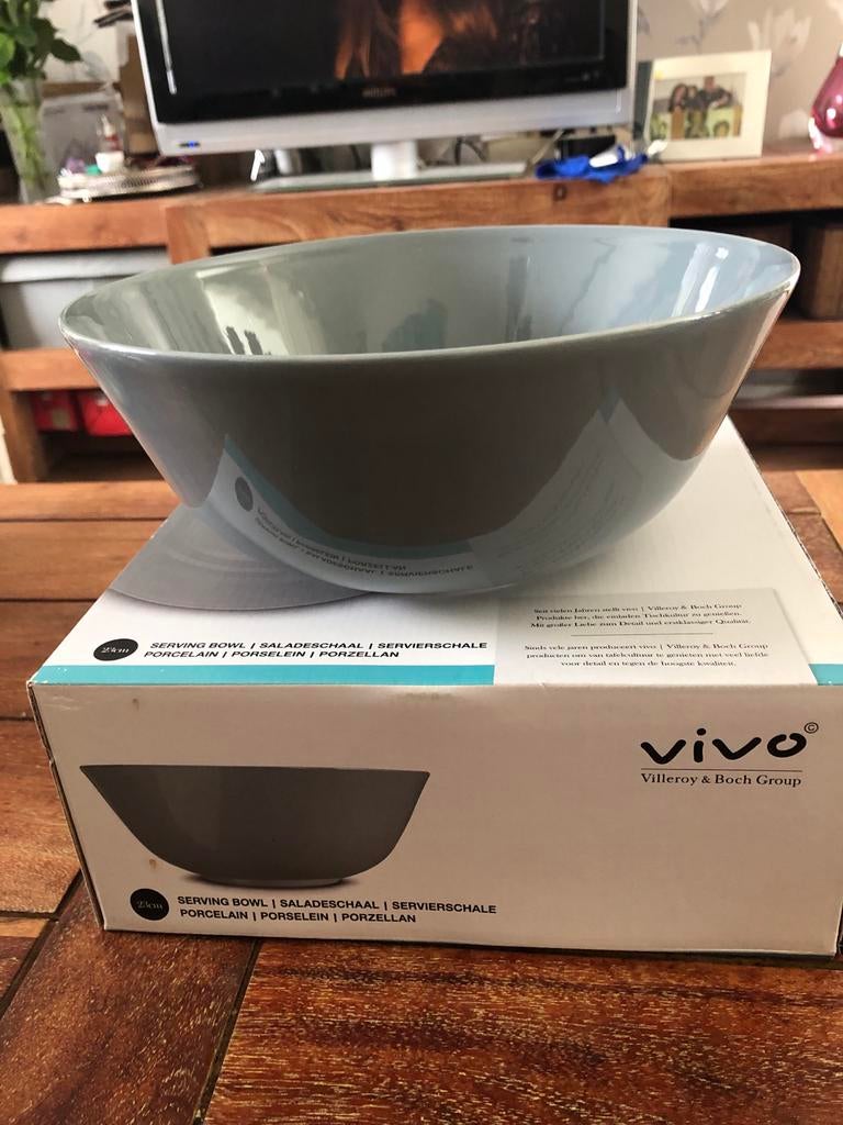 Vivo saladeschaal 23 cm, Nieuw, Ophalen of Verzenden, Schaal of Schalen, Effen