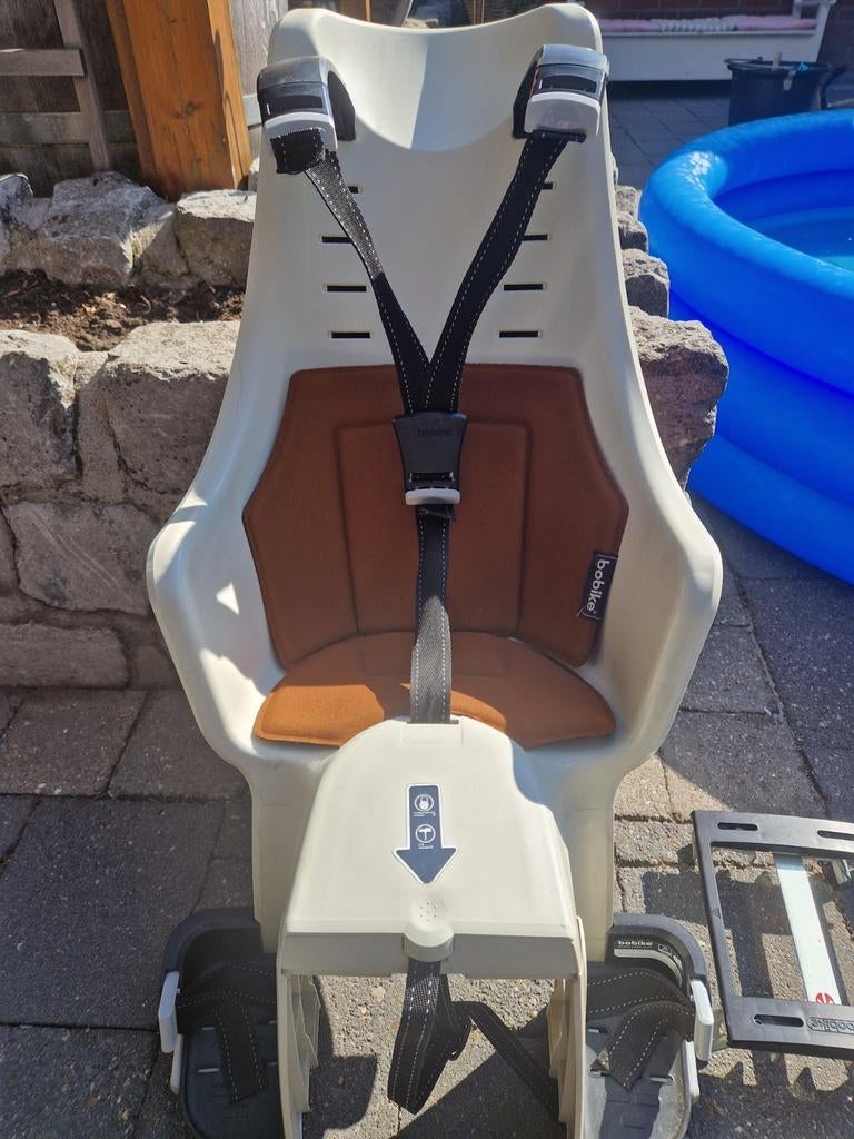 Bobike Exclusive Maxi plus fietsstoeltje achter, Ophalen of Verzenden, Gebruikt, 9 t/m 18 kg