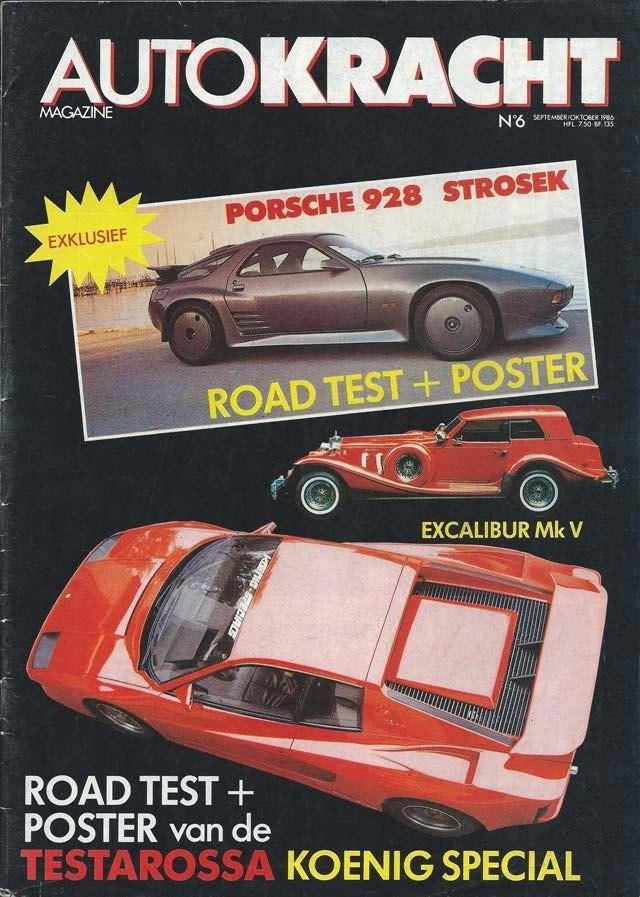 Autokracht 6 1986 : Strosek Porsche 928 S - Ferrari - BMW M3, Boeken, Auto's | Folders en Tijdschriften, Gelezen, Algemeen, Ophalen of Verzenden